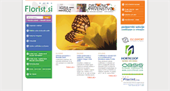 Desktop Screenshot of florist.si