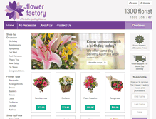 Tablet Screenshot of florist.com.au